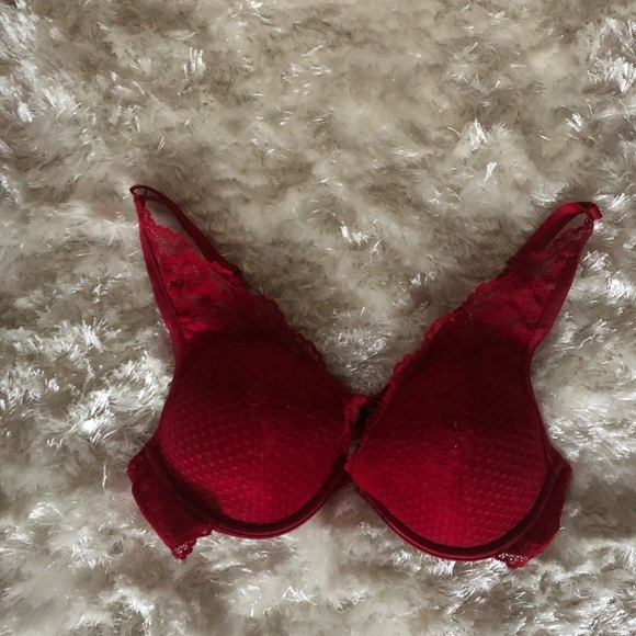 Red Lace Bra Bralette NWOT - Picture 2 of 9